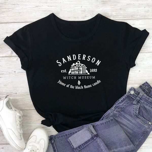 

Letter & Building Print Tee, Black