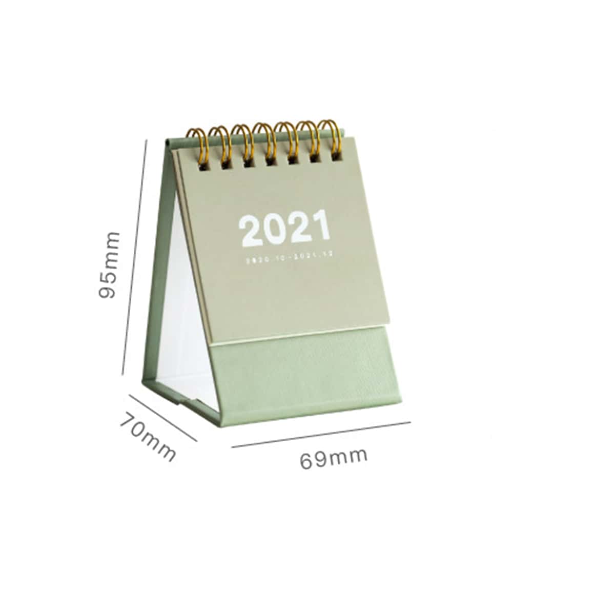 

1pc Random Color Mini Desktop Calendar, Multicolor