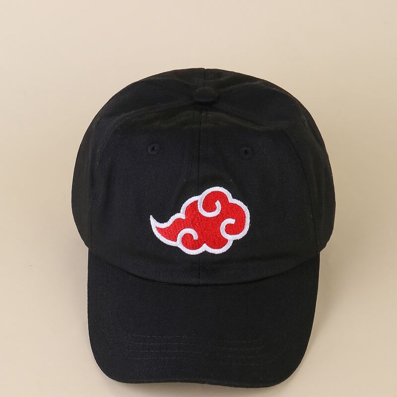 

Cloud Embroidery Baseball Cap, Black
