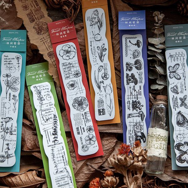 

1pc Plants Print Random Stamp, Multicolor