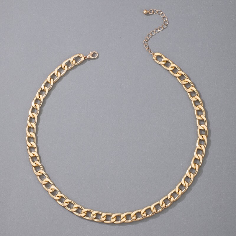 

1pc Chain Choker, Gold