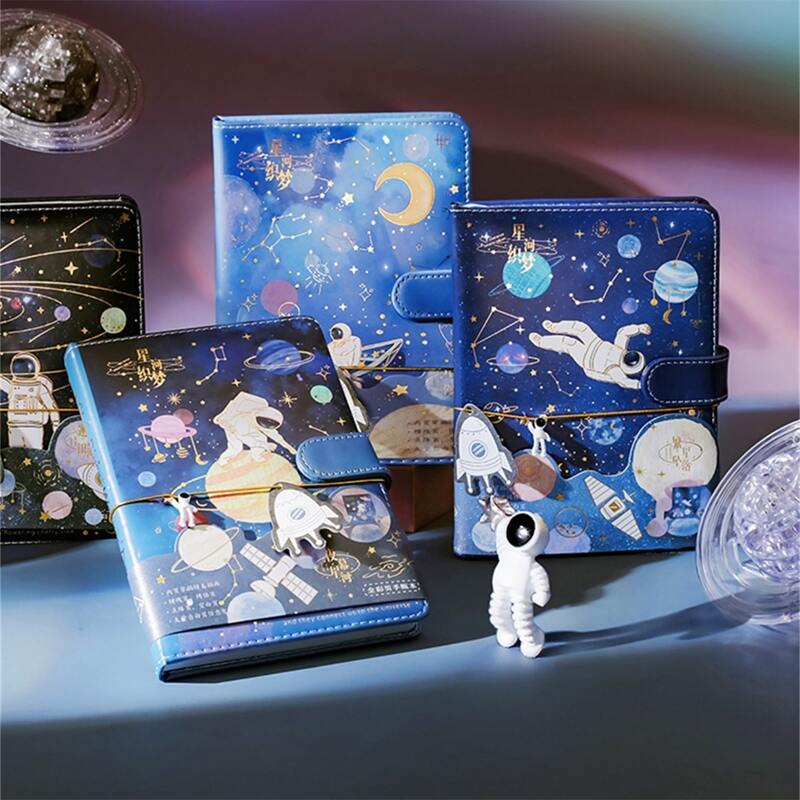

1pack Astronaut Print Random Notebook, Multicolor