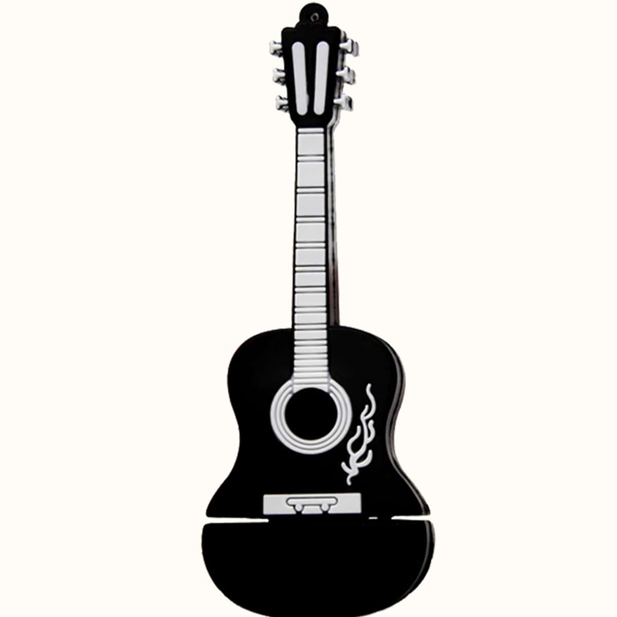 

Guitar Shaped USB Flash Drive, Black