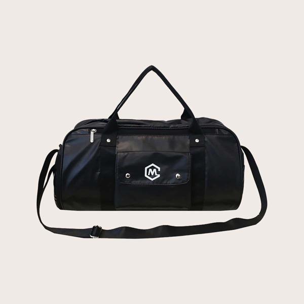 

Men Large Capacity Duffle Bag, Black