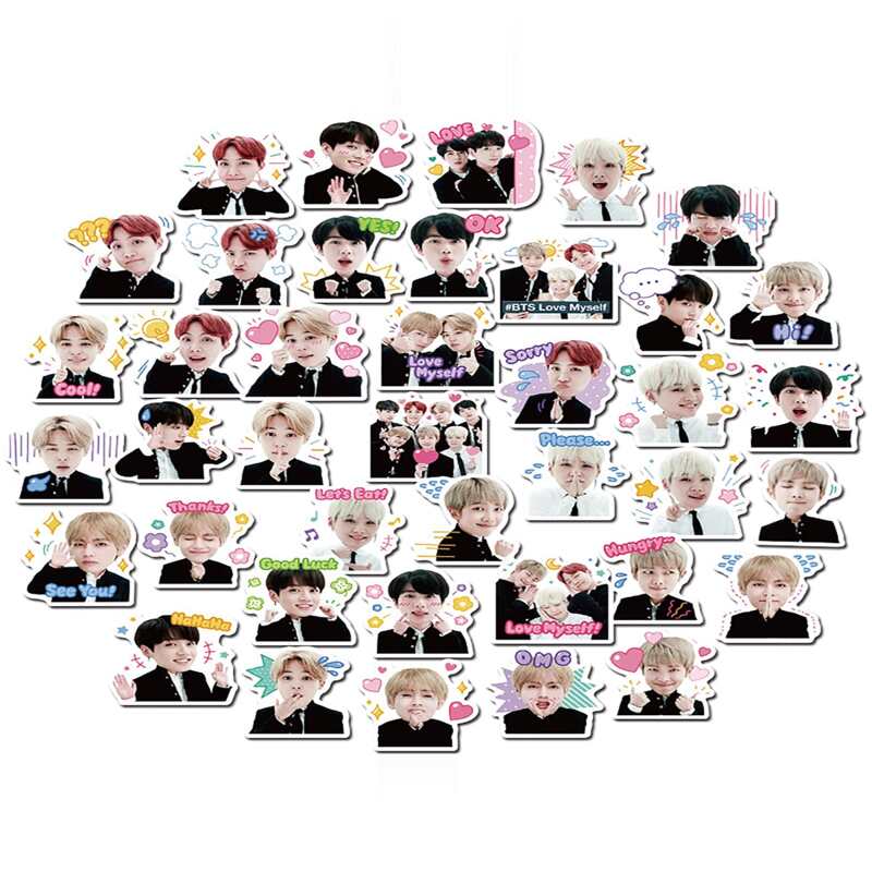 

40pcs Figure Graphic Sticker, Multicolor
