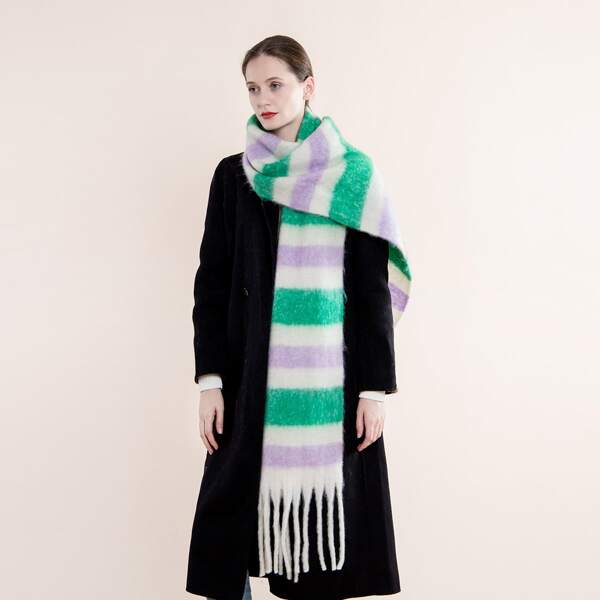 

Color Block Scarf, Multicolor