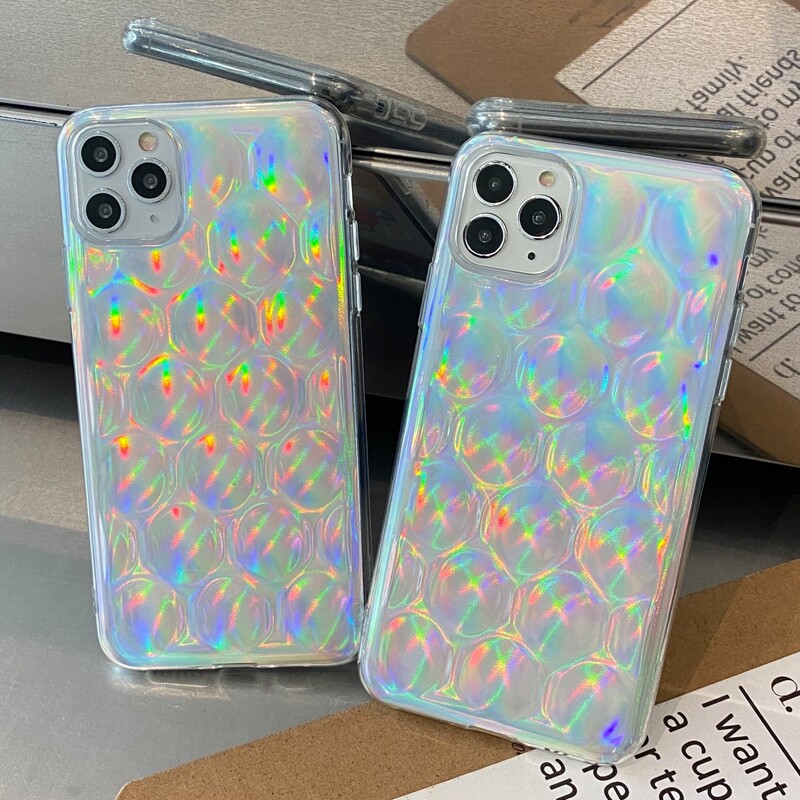 

Holographic Bubble iPhone Case, Multicolor