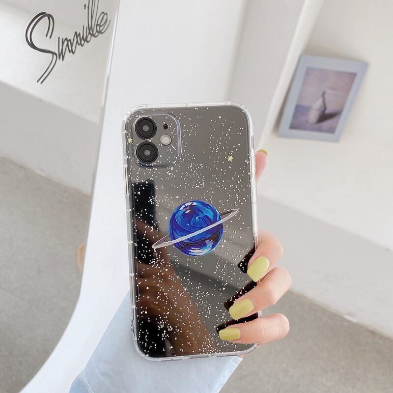 

Planet Clear iPhone Case, Multicolor