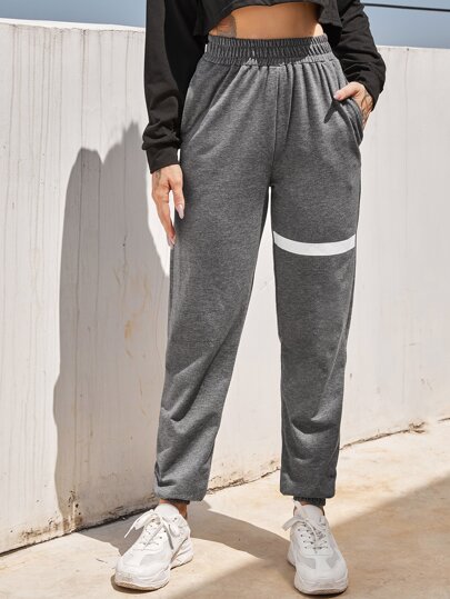 بناطيل رياضية نسائية حاجز اللون