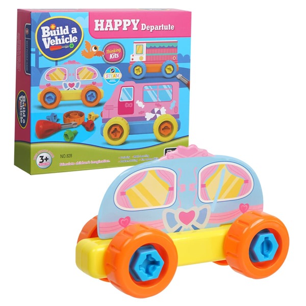 

1 компл. Детский игрушечный автомобиль DIY, Многоцветный