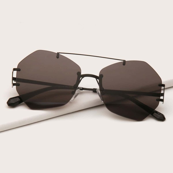 

Top Bar Rimless Sunglasses