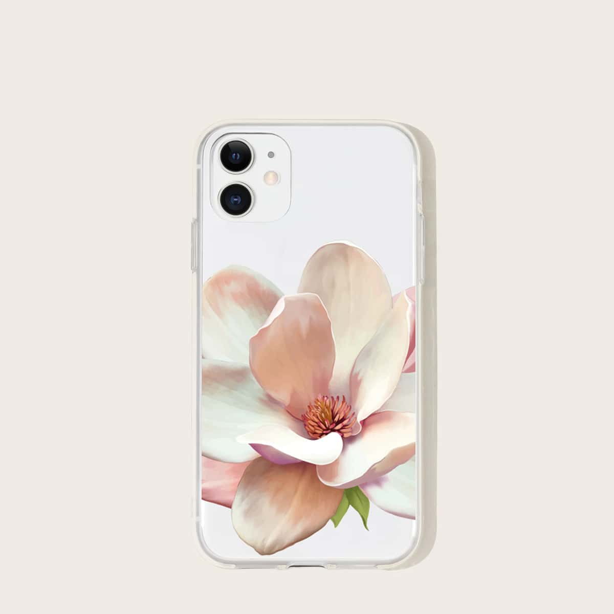 

Flower Print iPhone Case, Pink