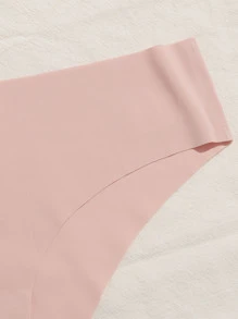 2 件装纯色无缝内裤套装 - 彩色 - 查看 5