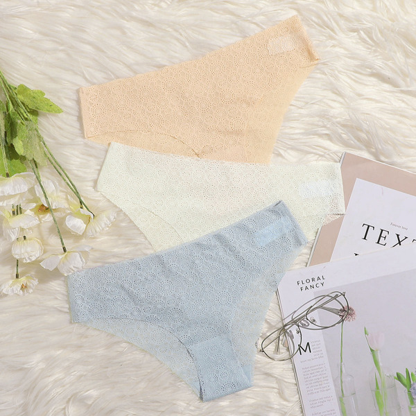 

3pack Plain Seamless Panty Set, Multicolor