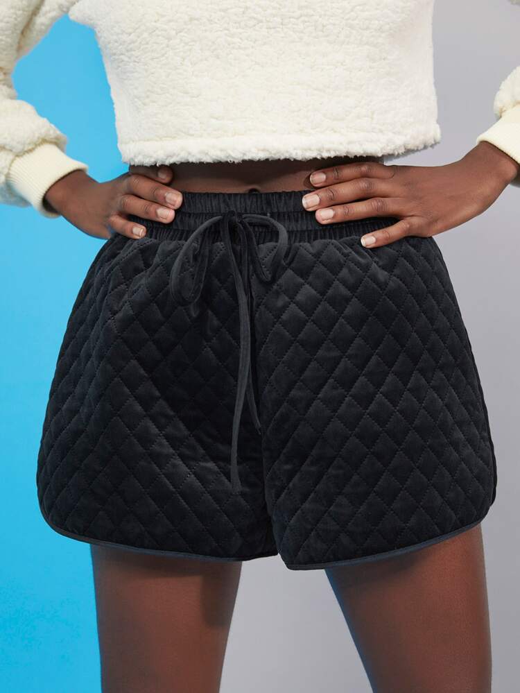 Solid Knot Front Shorts
