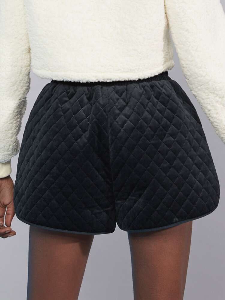 Solid Knot Front Shorts