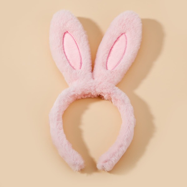 

Toddler Girls Plush Hair Hoop, Pink
