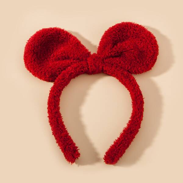 

Toddler Girls Bow Decor Hair Hoop, Red
