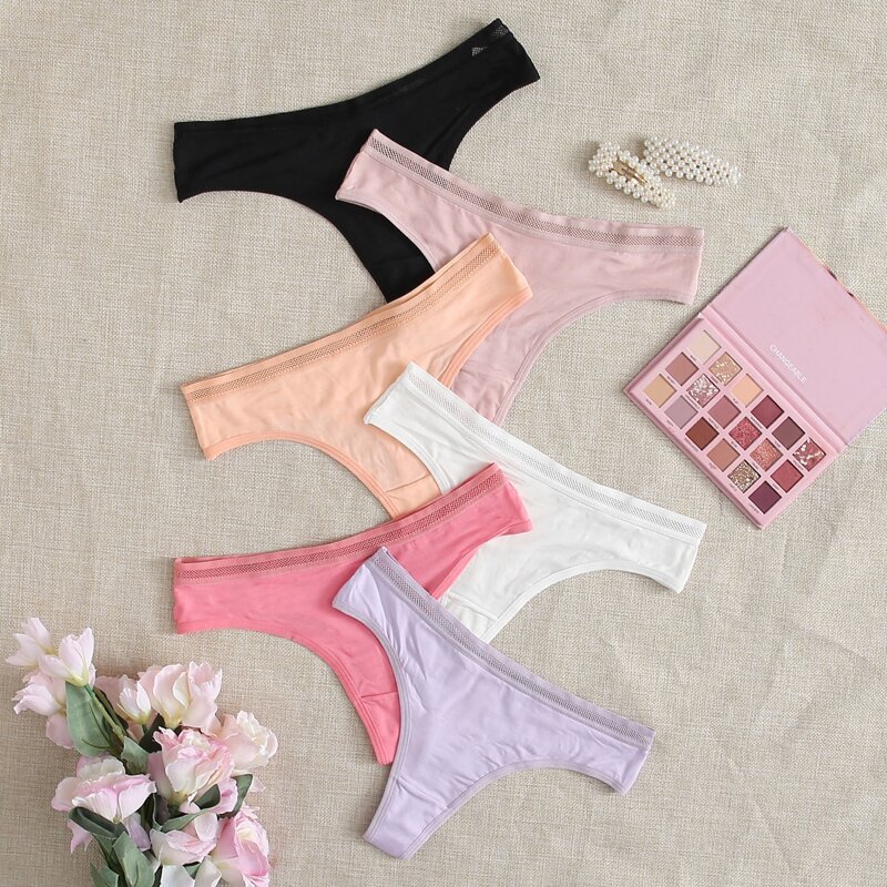 

6pack Simple Panty Set, Multicolor