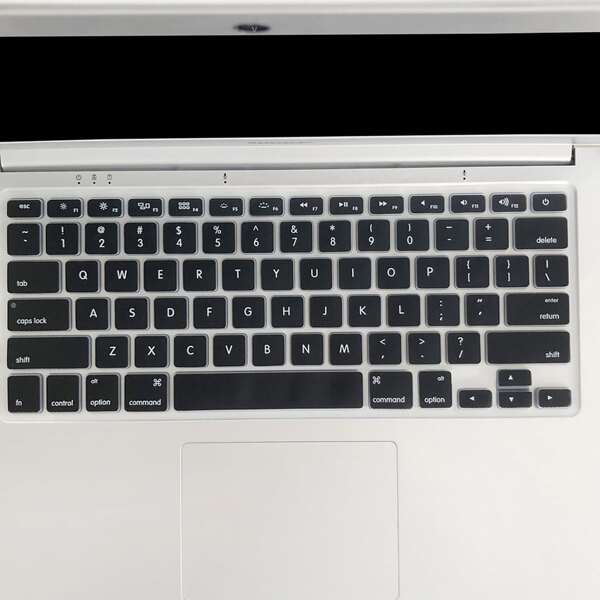 

Однотонная кожа клавиатуры для MacBook Air 13,3 дюйма, Чёрный