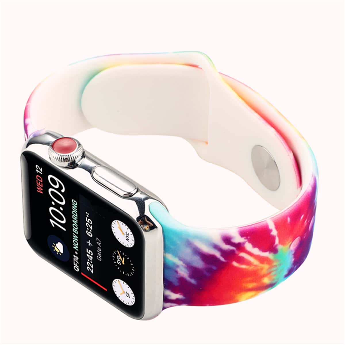 

Tie Dye Apple Watch Band, Multicolor