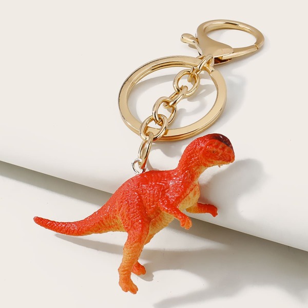 

Dinosaur Design Bag Charm, Red