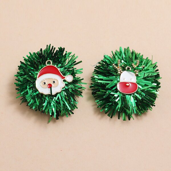 

Christmas Santa Claus Decor Stud Earrings, Multicolor