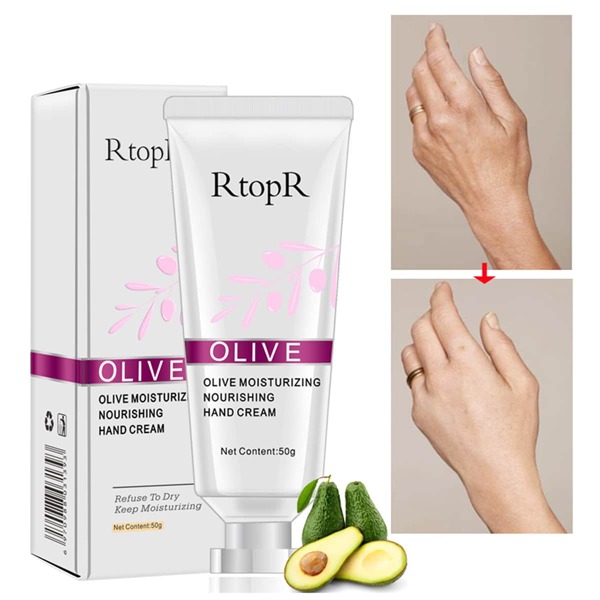 

1pc Olive Moisturizing Hand Cream, White
