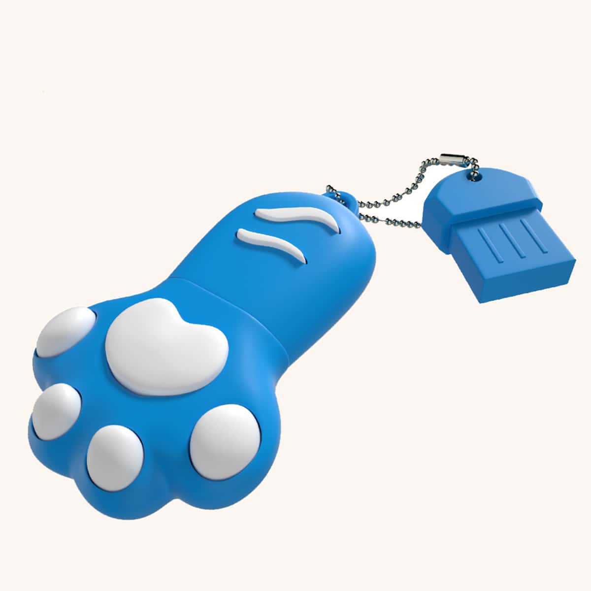 

Cat Claw Design USB Flash Drive, Blue