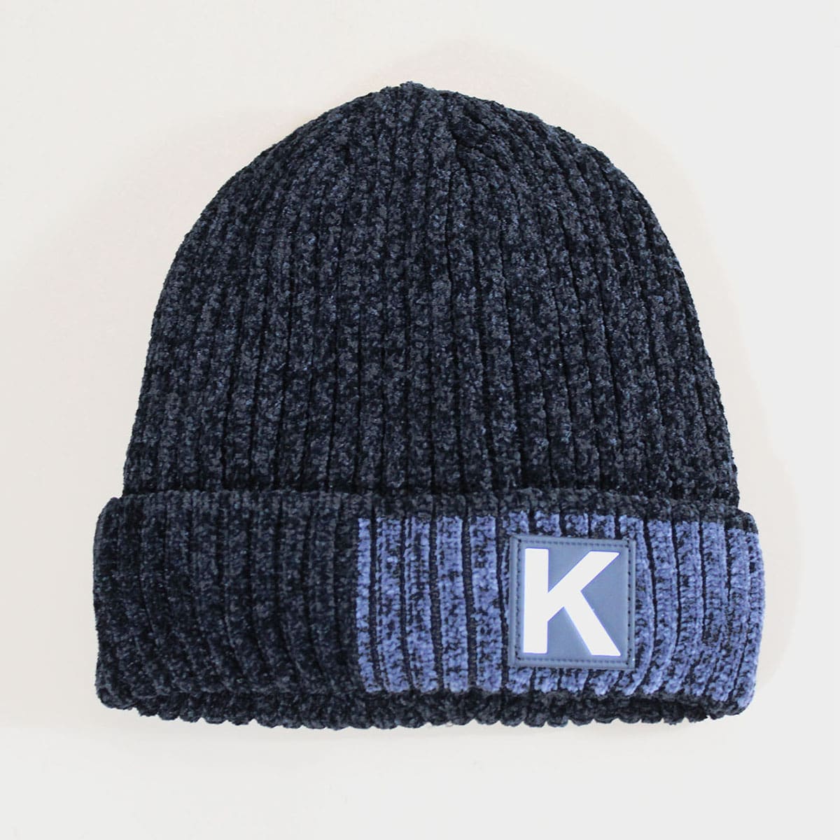 

Guys Letter Graphic Label Decor Beanie, Black