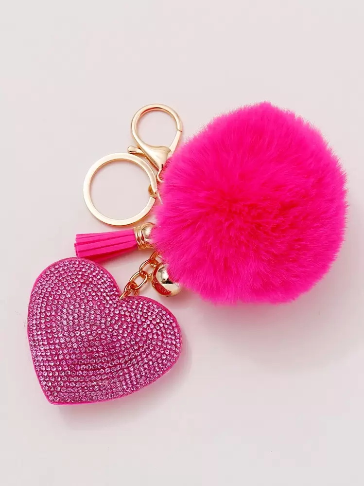 Portachiavi A Cuore Con Strass LOVE MOSCHINO Linea Gift Capsule In Metallo Color Oro