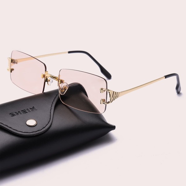 

Square Rimless Sunglasses