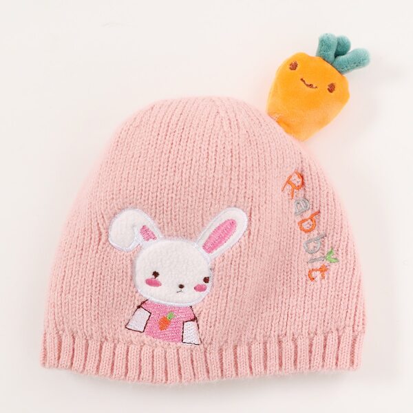 

Toddler Boys Cartoon Beanie, Pink