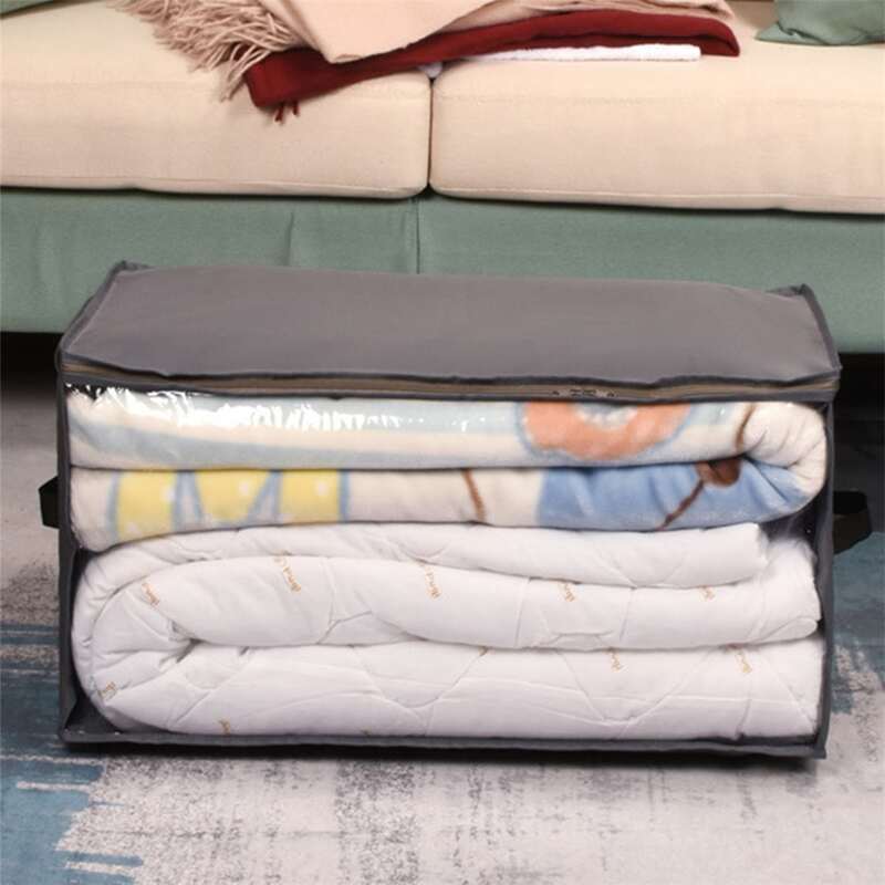 

1pc Multifunction Clothes Storage Bag, Grey