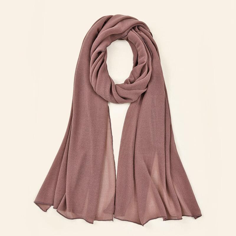 

Simple Plain Scarf, Redwood