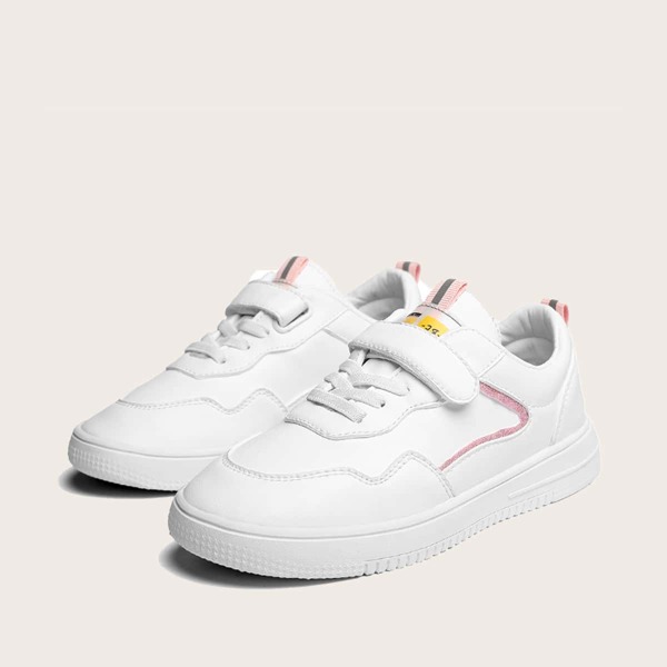 

Girls Velcro Strap Skate Shoes, White