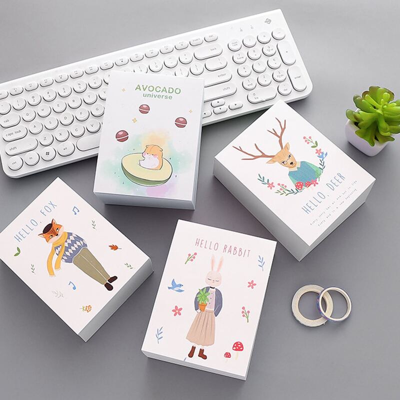 

1pc Random Cartoon Animal Sticky Note, Multicolor