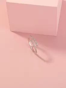 Nooxian Rhinestone Decor Ring