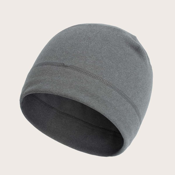 

1pc Simple Beanie, Dark grey