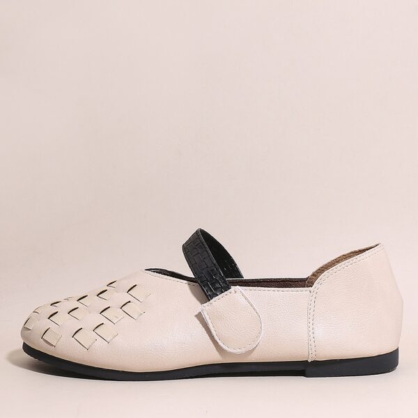 

Braided Detail Flats, Beige