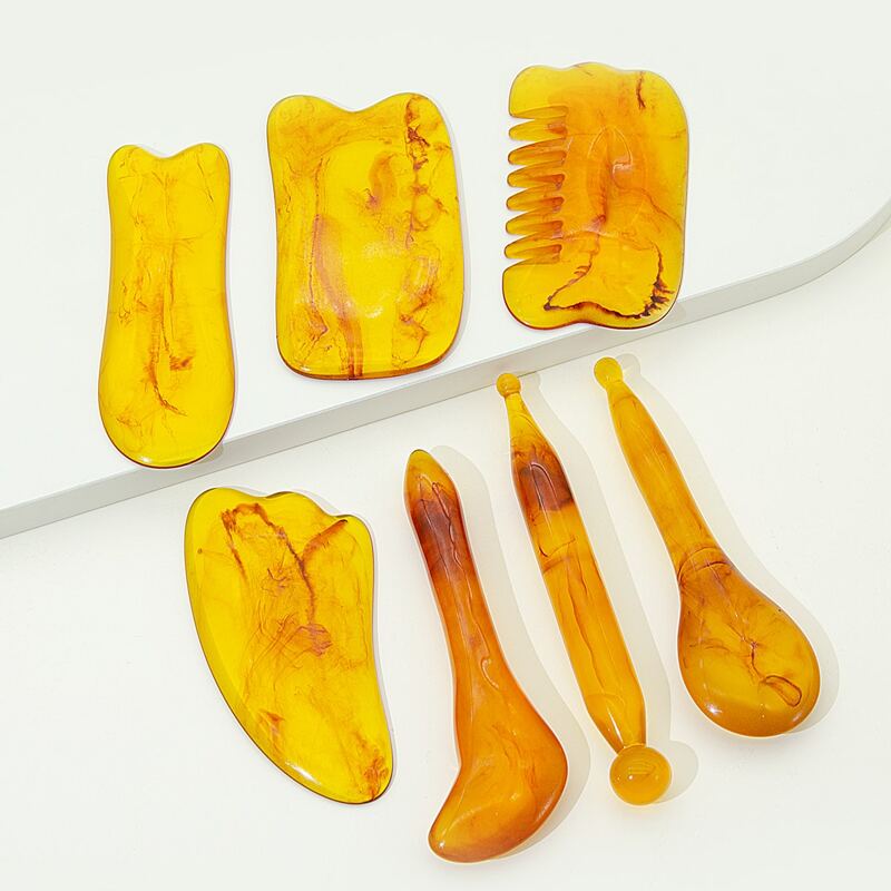 

7pcs Body Massager Set, Yellow