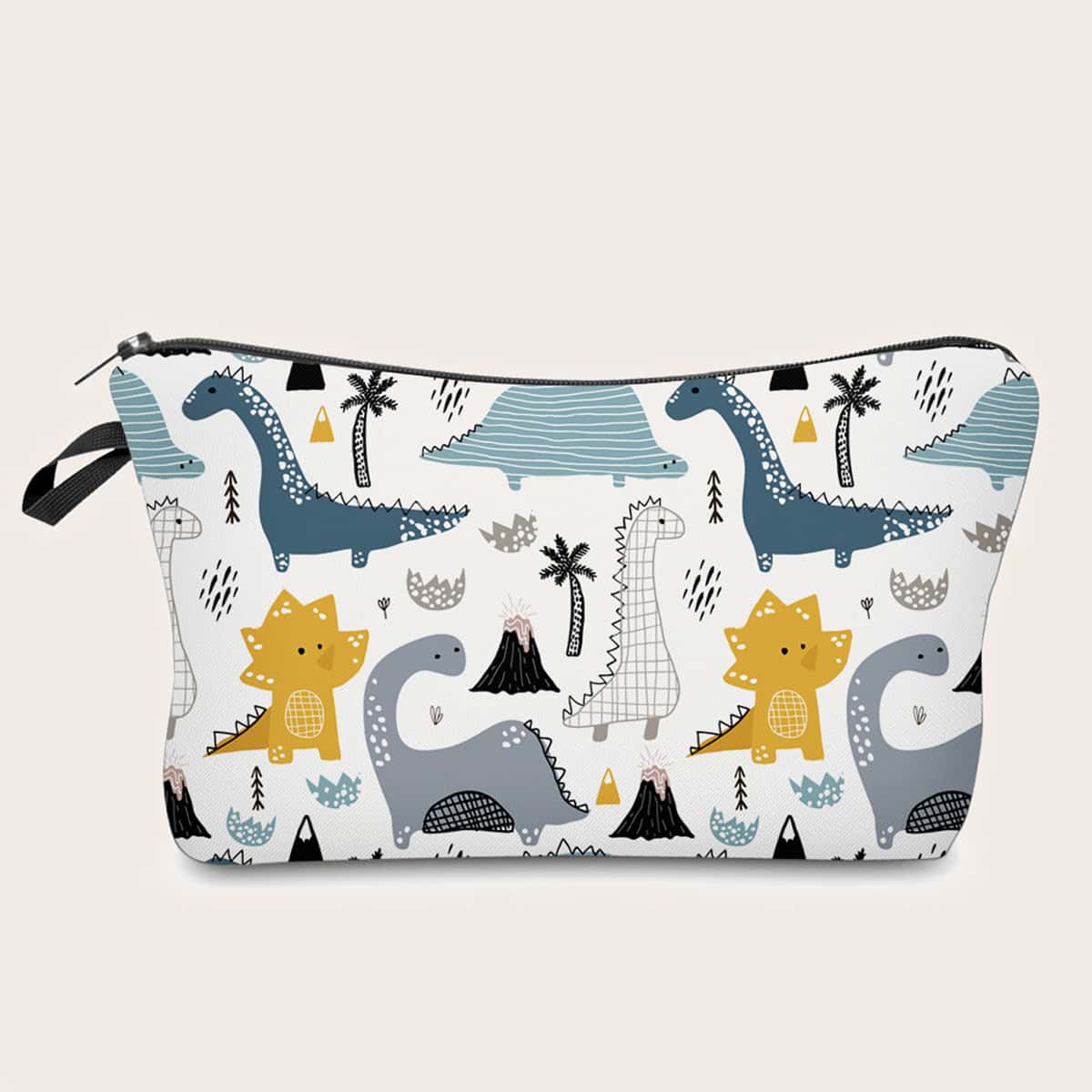 

Cute Dinosaur Print Makeup Bag, Multicolor
