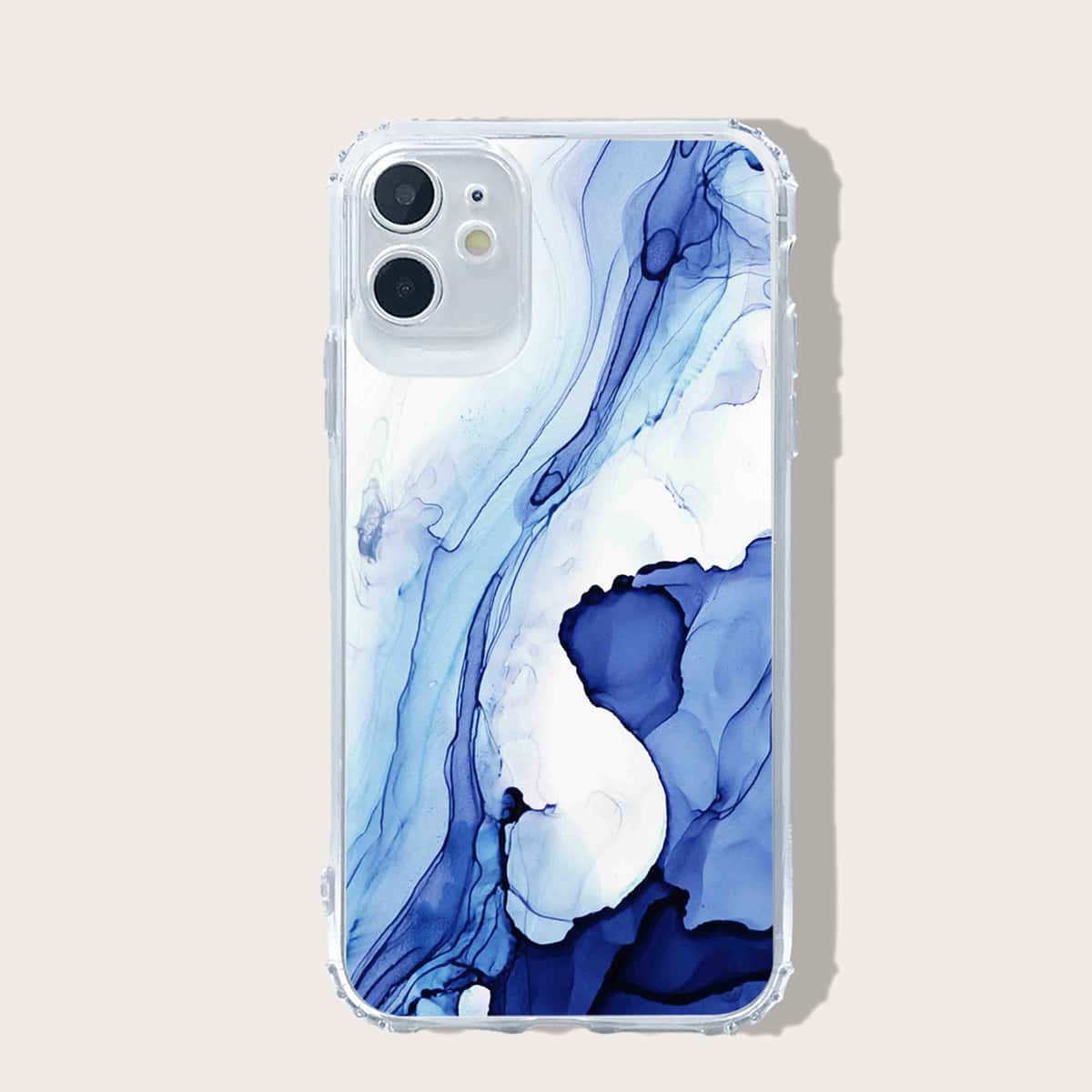 

Graphic Anti-fall iPhone Case, Blue