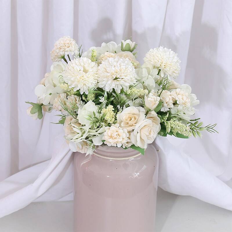 

1branch Artificial Flower Without Vase, White