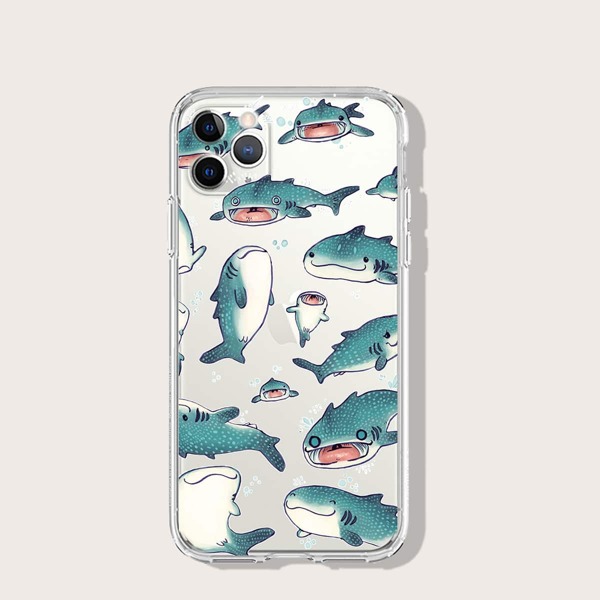

Fish Print iPhone Case, Clear