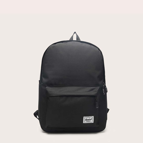 

Large Capacity Pocket Front Backpack, Black