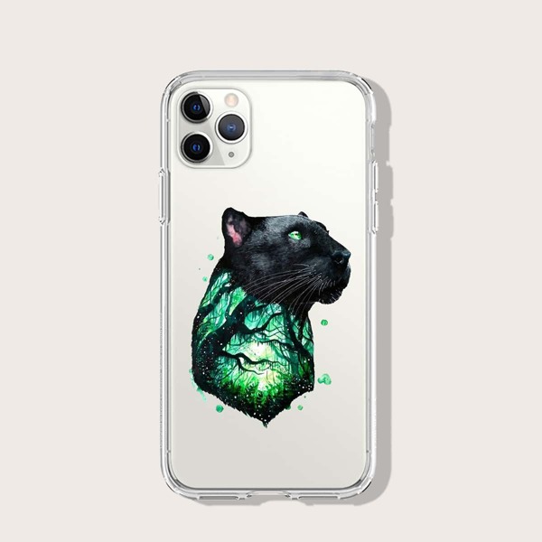 

Leopard & Tree Print iPhone Case, Multicolor
