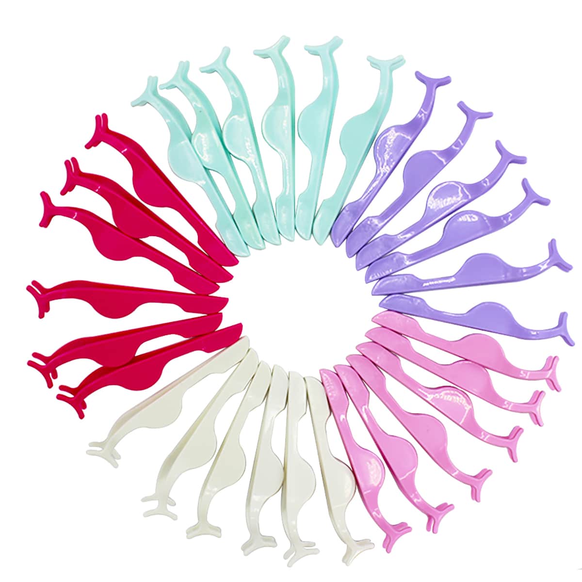 

1pc Random Eyelash Aid Tweezer, Multicolor
