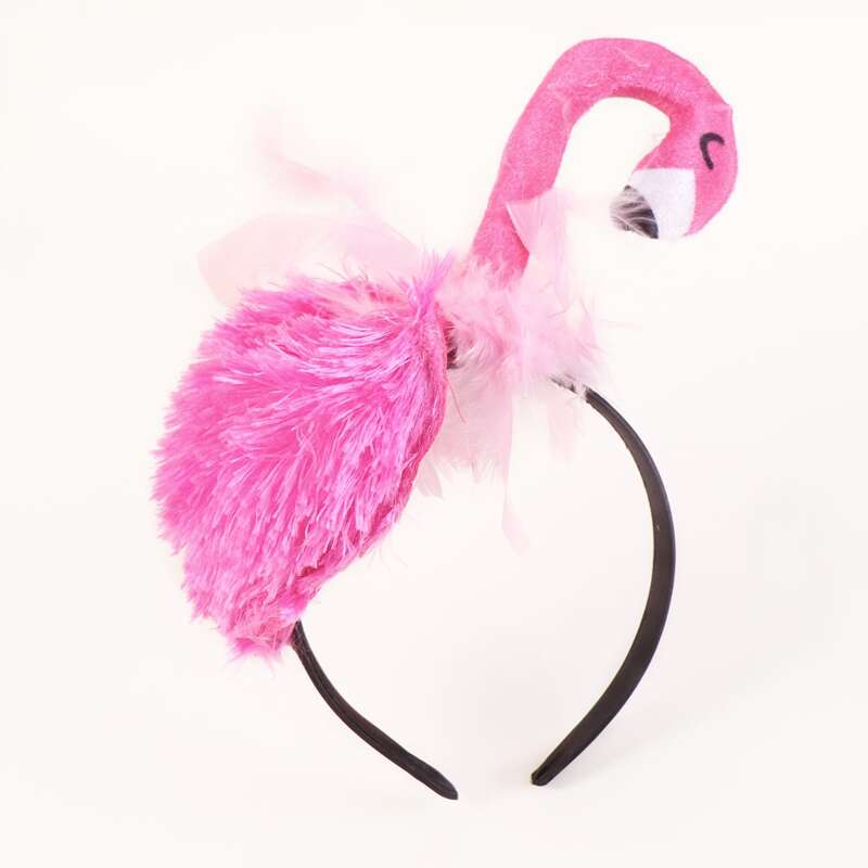 

Flamingos Decor Hair Hoop, Pink