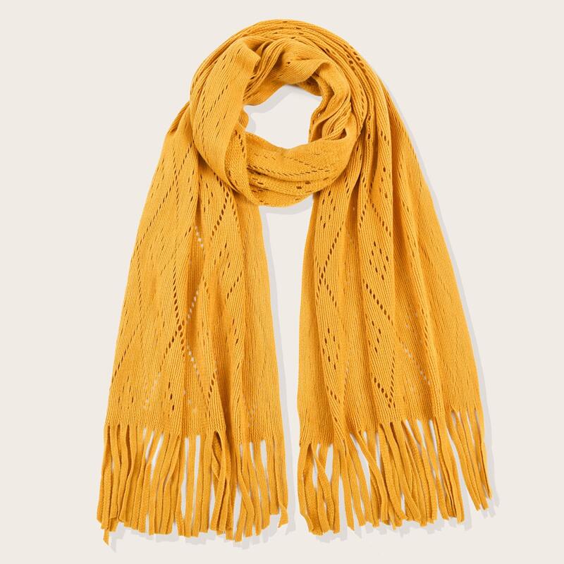 

Solid Geo Scarf, Yellow